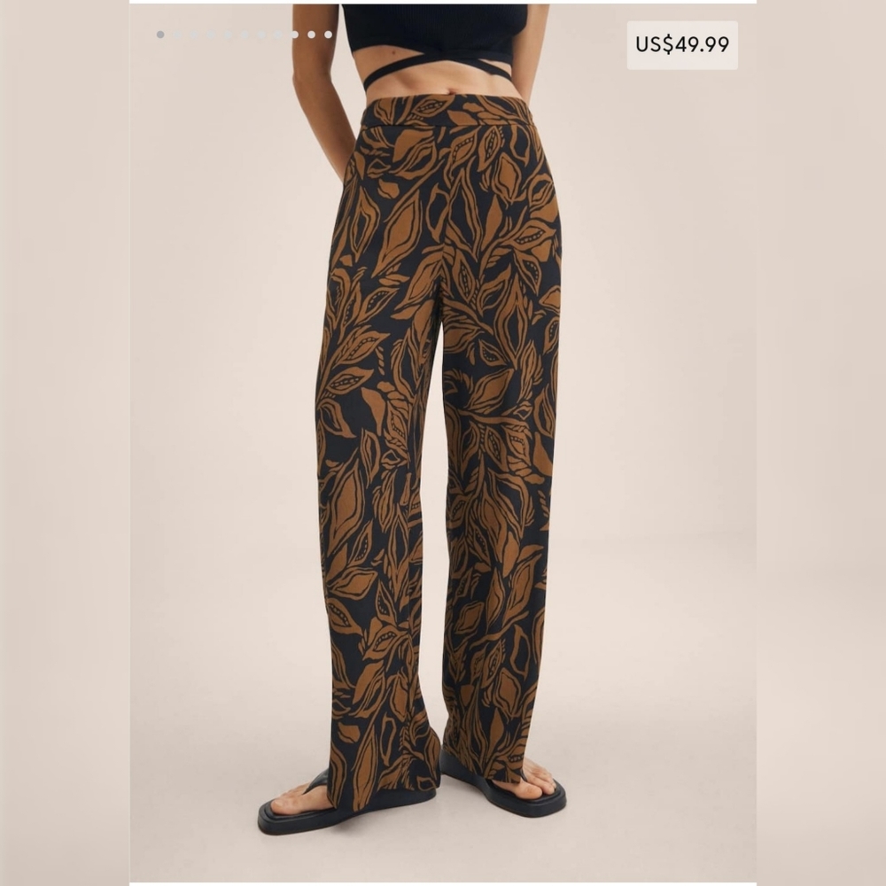 NWOT Mango printed pants